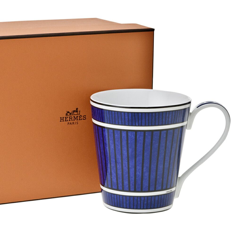 エルメス HERMES マグカップ BLEUS d’AILLEURS　ブルー・ダイユール NO2 238 240ml 【お取り寄せ】
