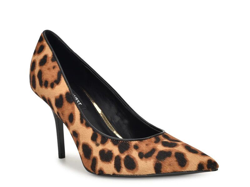 ナインウェスト レディース シューズ パンプス Nine West Princesa Pump TanBlack Leopard Print ブラック