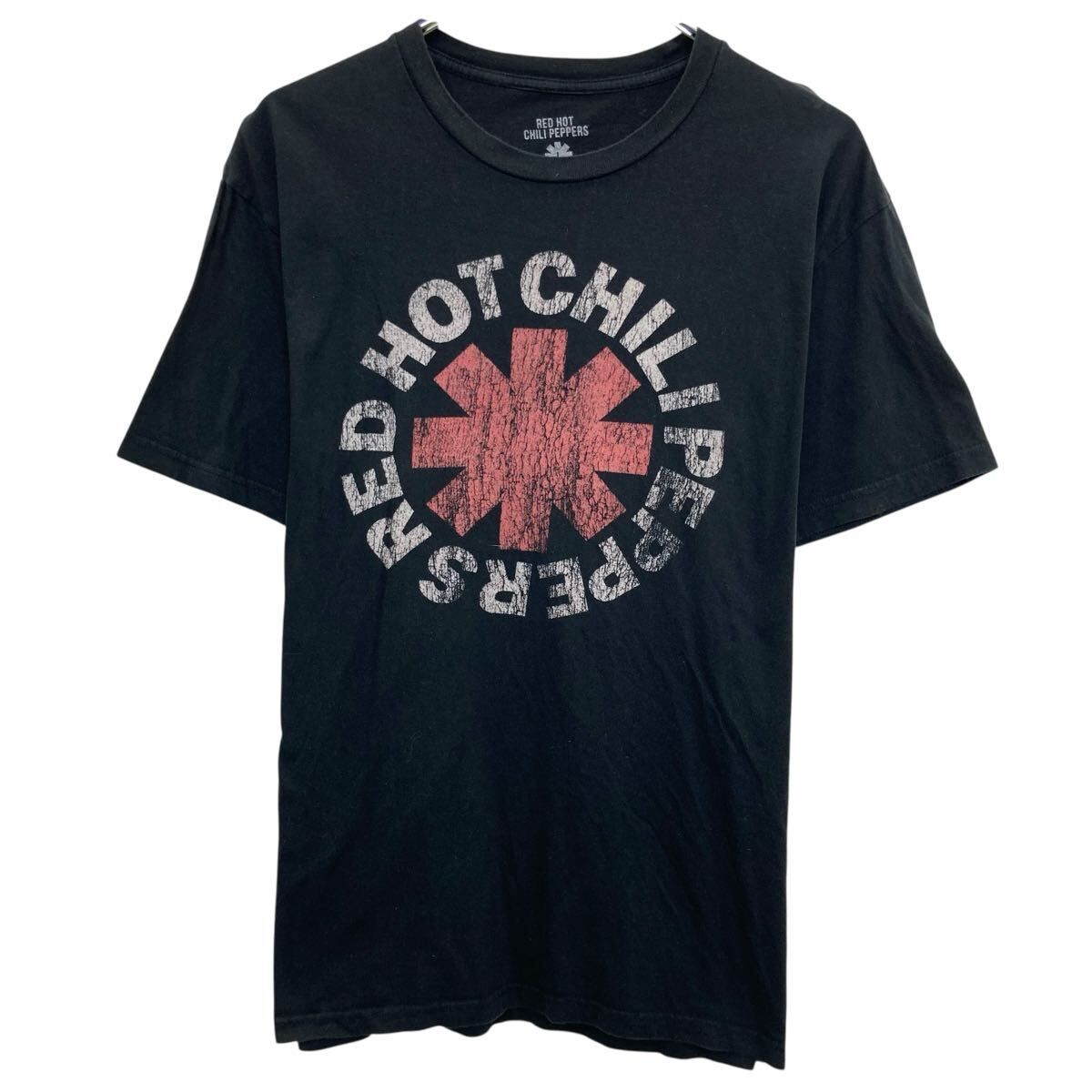 メキシコ製 RED HOT CHILI PEPPERS 半袖 バンドTシャツ L ブラック 