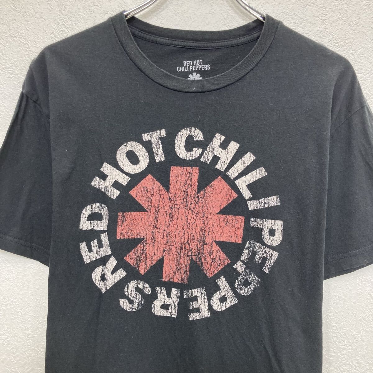 メキシコ製 RED HOT CHILI PEPPERS 半袖 バンドTシャツ L ブラック 