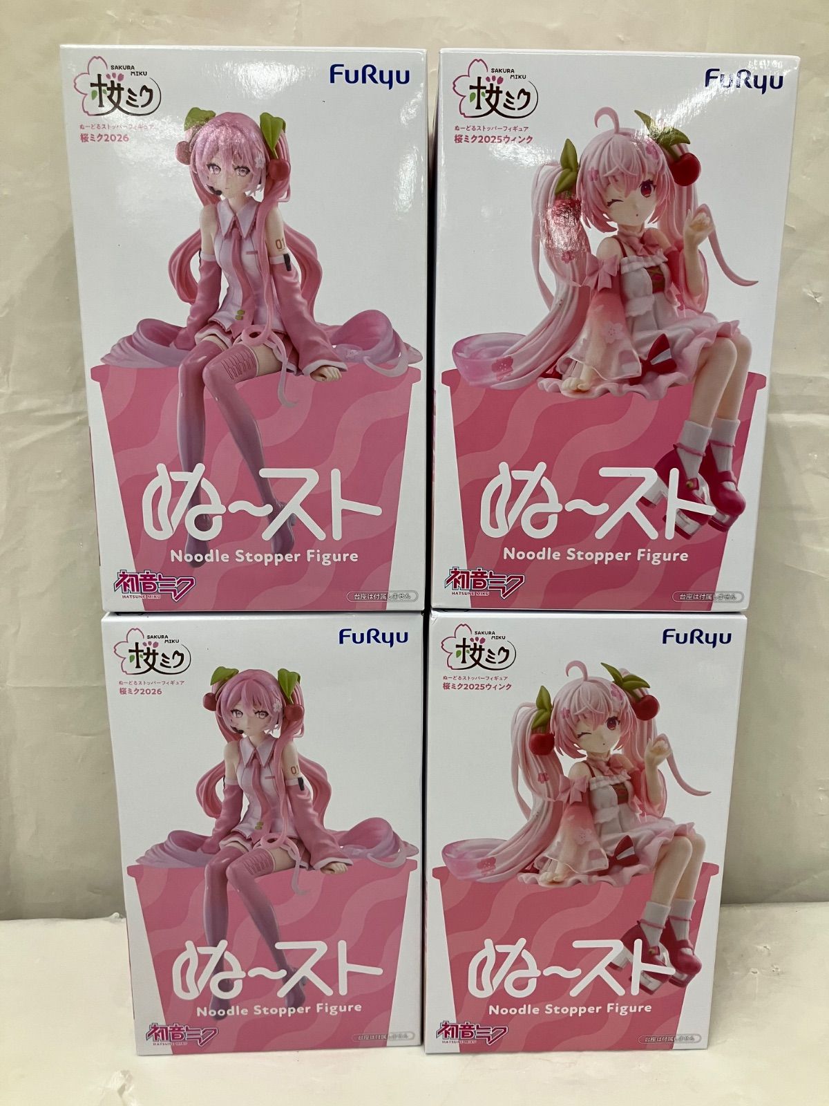 【新品未開封】初音ミク フィギュア 10体セット 桜ミクなど 未開封 初音ミク ぬーどるストッパー フィギュア 桜ミク 4個セット