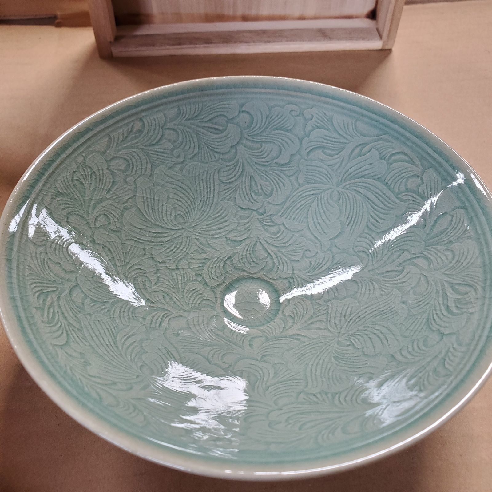 高麗青磁茶碗 青珍 梁命煥 作 抹茶椀 茶道具 お茶碗 - メルカリ