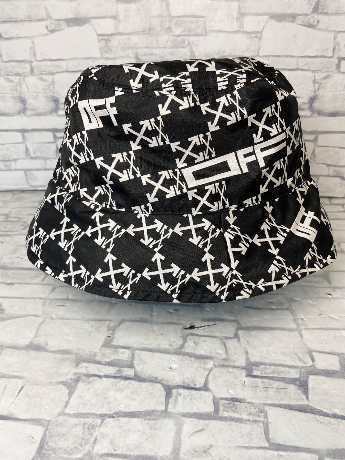 Off-White リバーシブル Monogram バケットハット Off-White