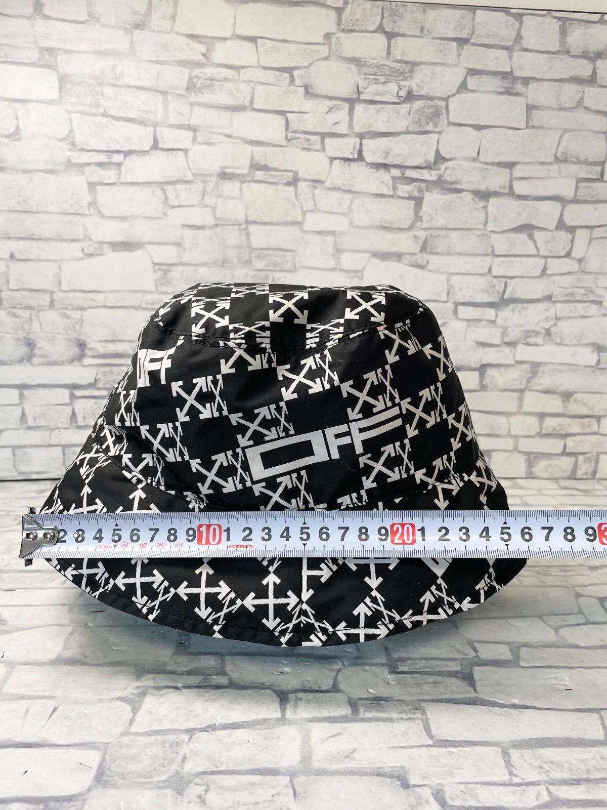 Off-White オフホワイト リバーシブル Monogram バケットハット OFF