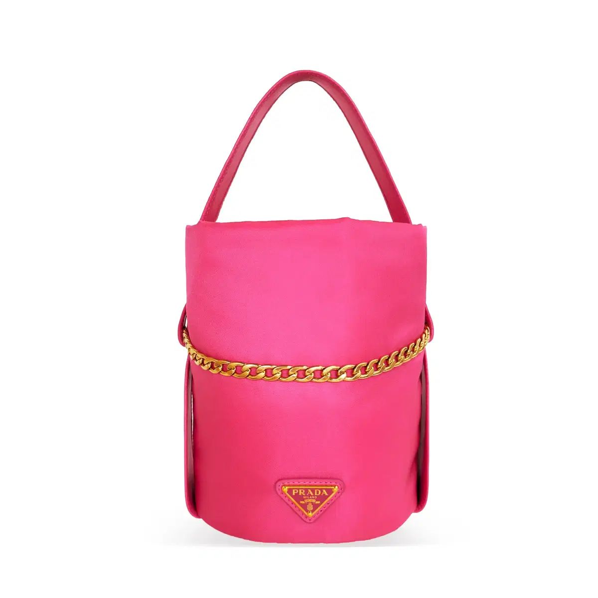 未使用 PRADA プチ サック ヌワール Re-Nylon ナッパ バケットバッグ S51EWHDF