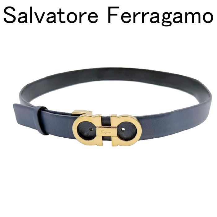 サルヴァトーレフェラガモ Salvatore Ferragamo ガンチーニ レザー