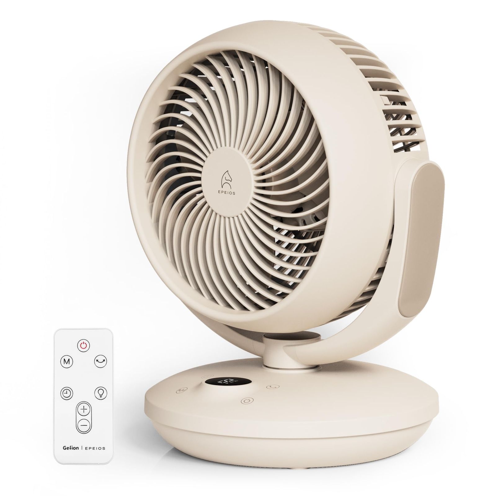 サーキュレーター 静音 省エネ 扇風機 エペイオス(Epeios) 卓上扇風機 DCモーター COCO 小型 左右各35度自動首振り 分解洗える リモコン付き 節電 8段階風量調整 9Hタイマー 3つ送風モード 23dB コンパクト 24畳対 69f39e3c
