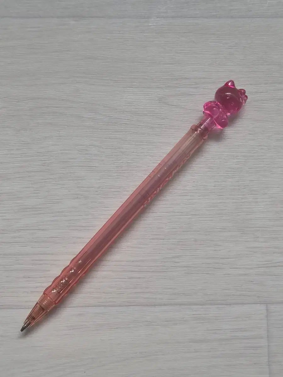 レトロ文具 ハローキティ クリアシャープペンシル