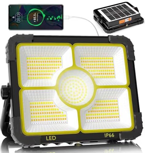 ☆新品☆MGOXO投光器 LED充電式 16000mAH 240W高輝度モデル作業灯 5つ点灯モード フラッドライト IP66防水 太陽光 ソーラー充電/Type-c充電 投光器 led 屋外 便携式 マグネット フック付き 無段階調光 キャ fafc6cd2