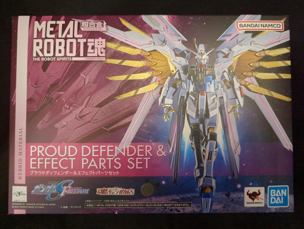 BANDAI SPIRITS METAL ROBOT魂 <SIDE MS> 機動戦士ガンダムSEED FREEDOM プラウドディフェンダー&エフェクトパーツセット