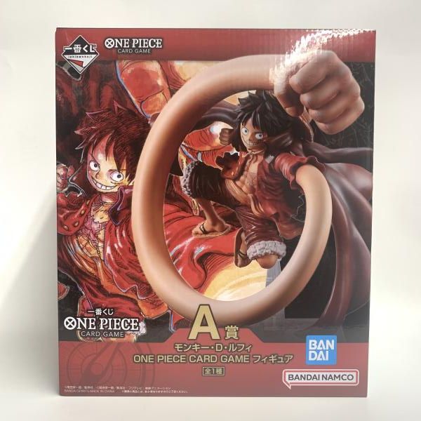 中古】未開）A賞 A賞　ワンピースカードゲーム　モンキー・D・ルフィ　フィギュア　未開封 一番くじ モンキー・D・ルフィ フィギュア GAME CARD PIECE ONE コミック・アニメ