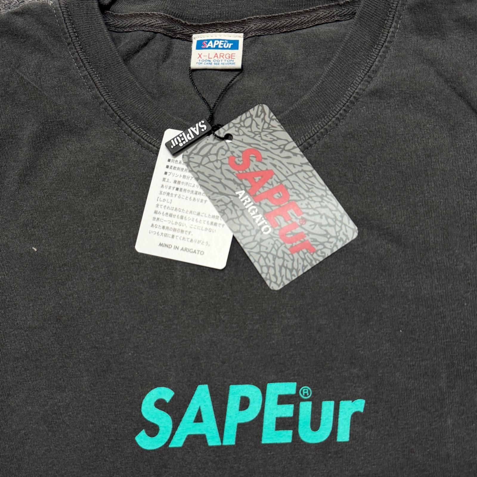 未使用 SAPEur ロッドマン ティファニーカラーカットソー 長袖Tシャツ