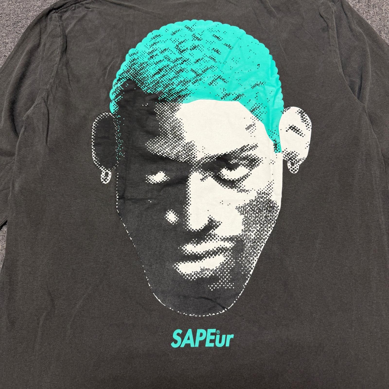 未使用 SAPEur ロッドマン ティファニーカラーカットソー 長袖Tシャツ