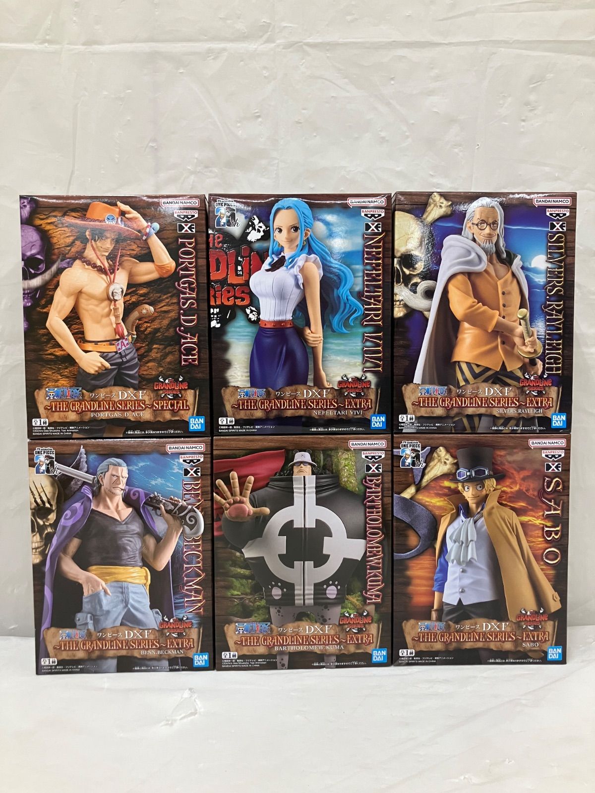 【未開封品】ワンピース DXF グランドラインシリーズ他 10点まとめ売り 未開封 ワンピース DXF THE GRANDLINE SERIES フィギュア 各種6個