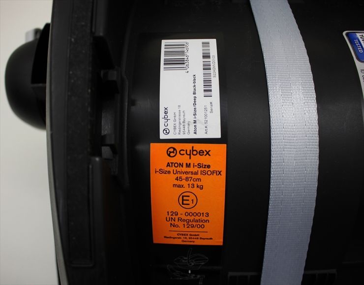 美品 サイベックス エイトン M i-size cybex Aton M ディープブラック