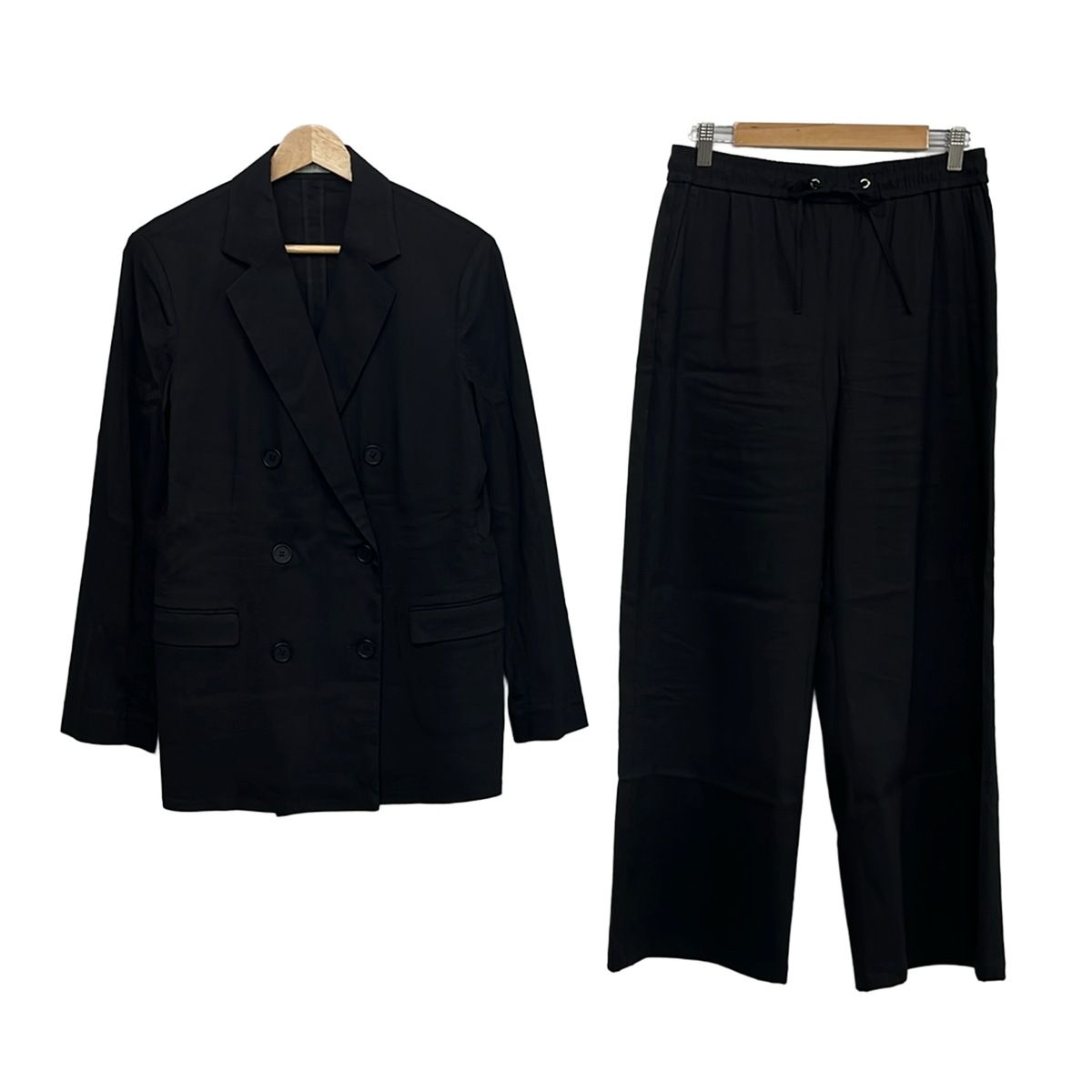 theory luxe(セオリーリュクス) レディースパンツスーツ レディース美品 - 黒 ダブル