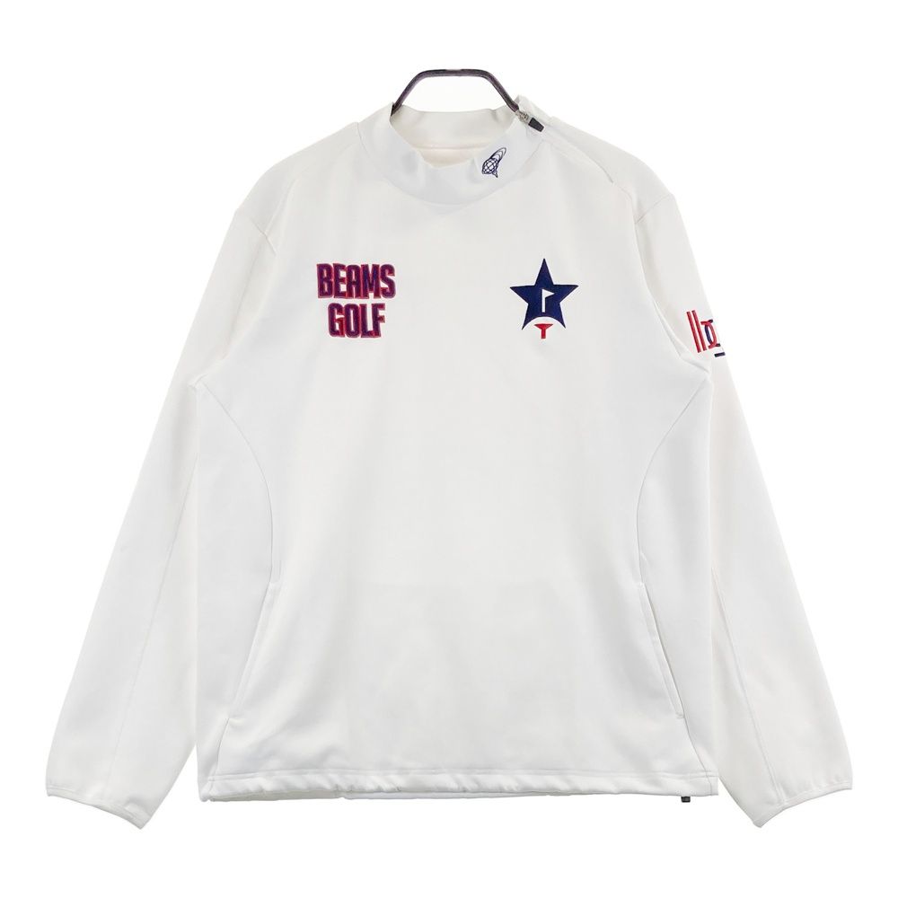 サイズ：XL BEAMS GOLF ビームスゴルフ 長袖ハイネックTシャツ ホワイト系 [240101699181] ゴルフウェア メンズ ストスト 7,300円