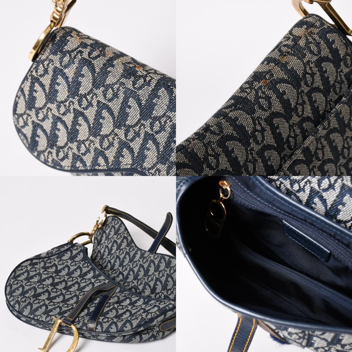 極美品 Christian Dior クリスチャンディオール サドルバッグ