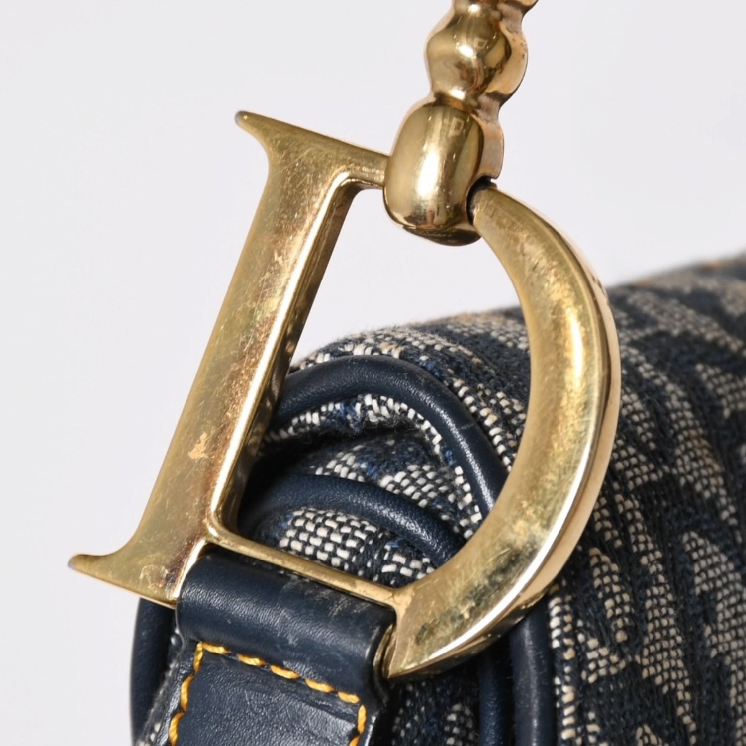 極美品 Christian Dior クリスチャンディオール サドルバッグ