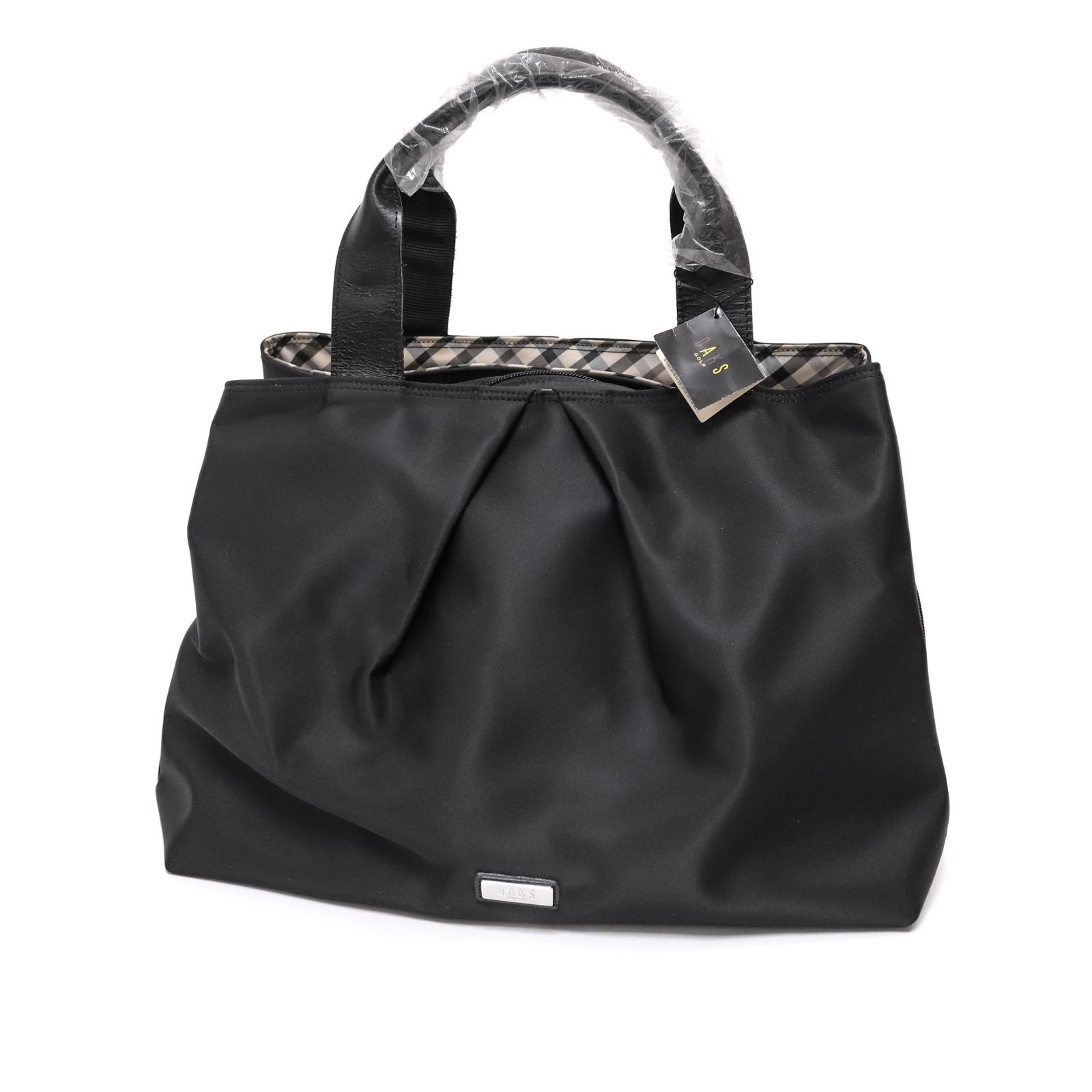 ダックス トートバッグ ボストン ゴルフバッグ ブラック 黒 Black ナイロン Daks