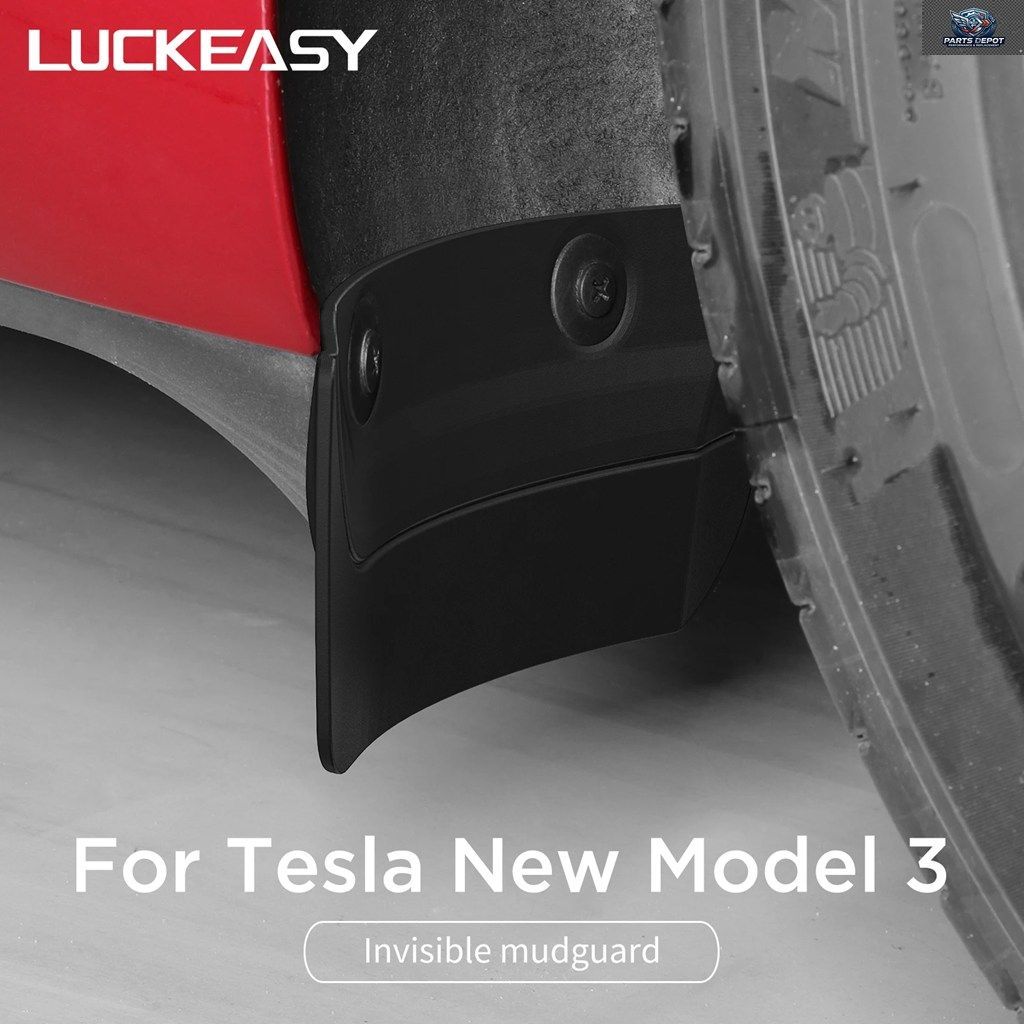 テスラ モデル3 ハイランド マッドフラップ 目立たないフロント＆リアホイールフェンダー 2024 マッドガード 6個セット
