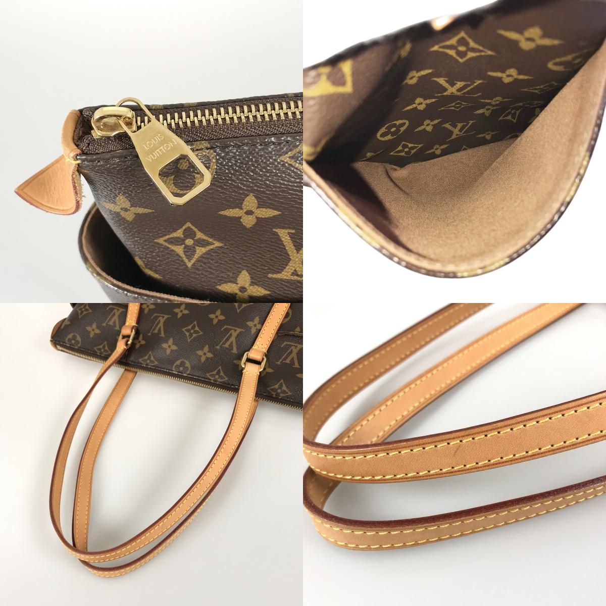 ルイ・ヴィトン LOUIS VUITTON モノグラム トータリー PM M41016 PVC トートバッグ sst【中古】