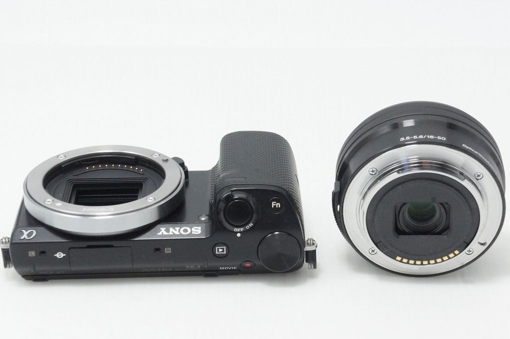 良品 SONY ソニー NEX-5T パワーズームレンズキット ミラーレス一眼