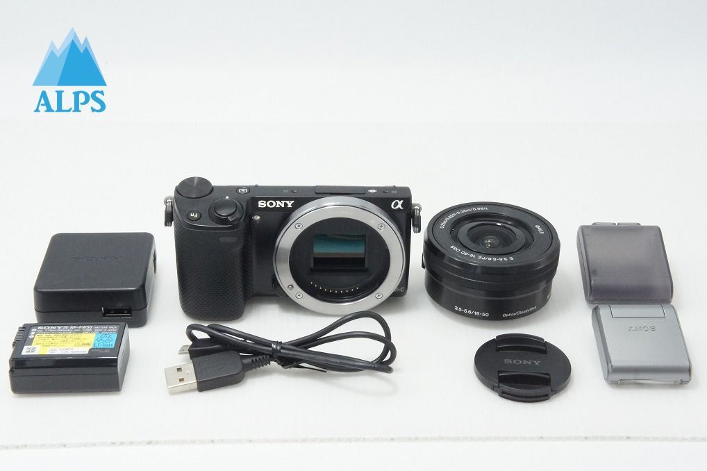 良品 SONY ソニー NEX-5T パワーズームレンズキット ミラーレス一眼