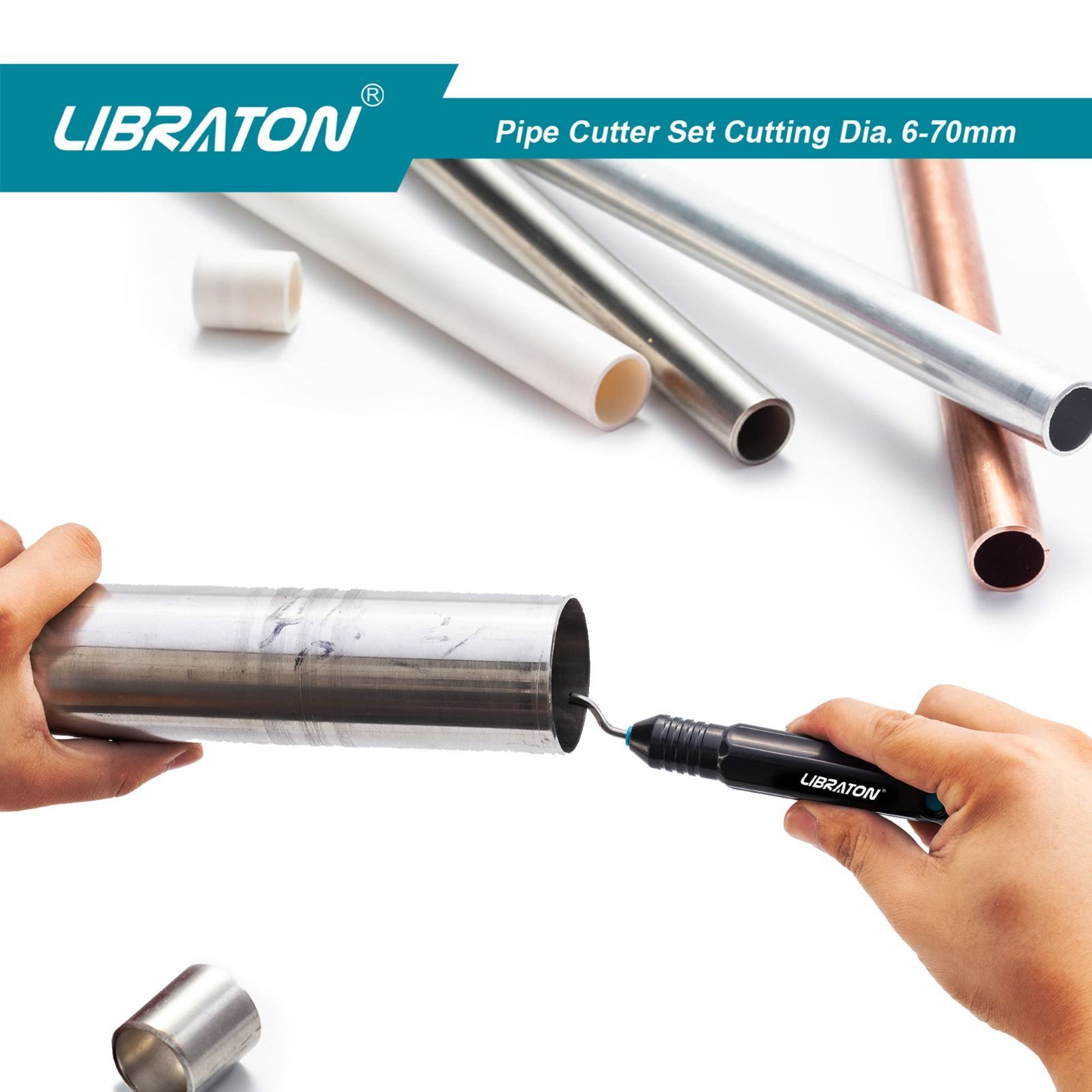 LIBRATON パイプカッター 切断能力6～70mm ステンレス用 チューブ 