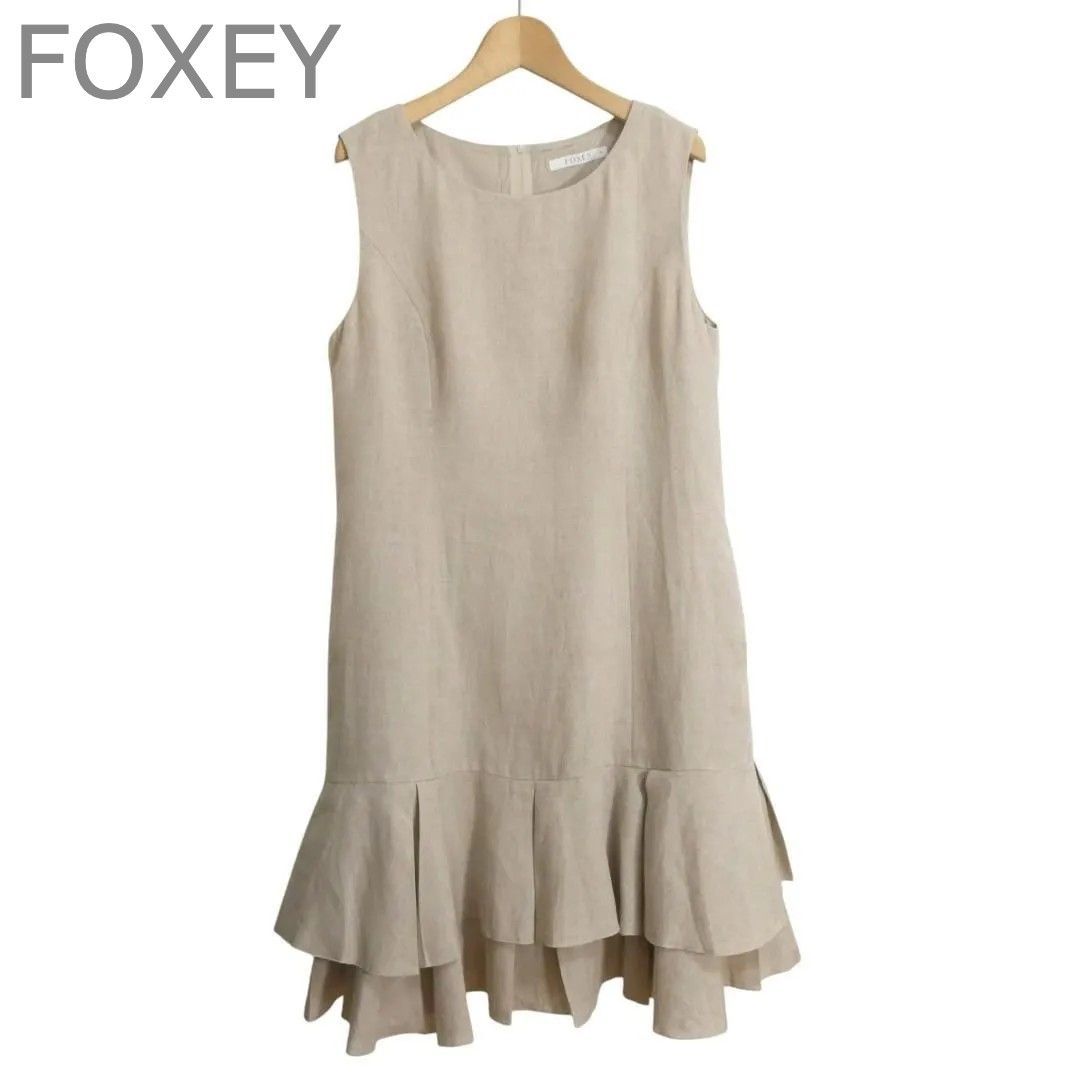 極美品 FOXEY フォクシー マリーゴールド ワンピース ドレス