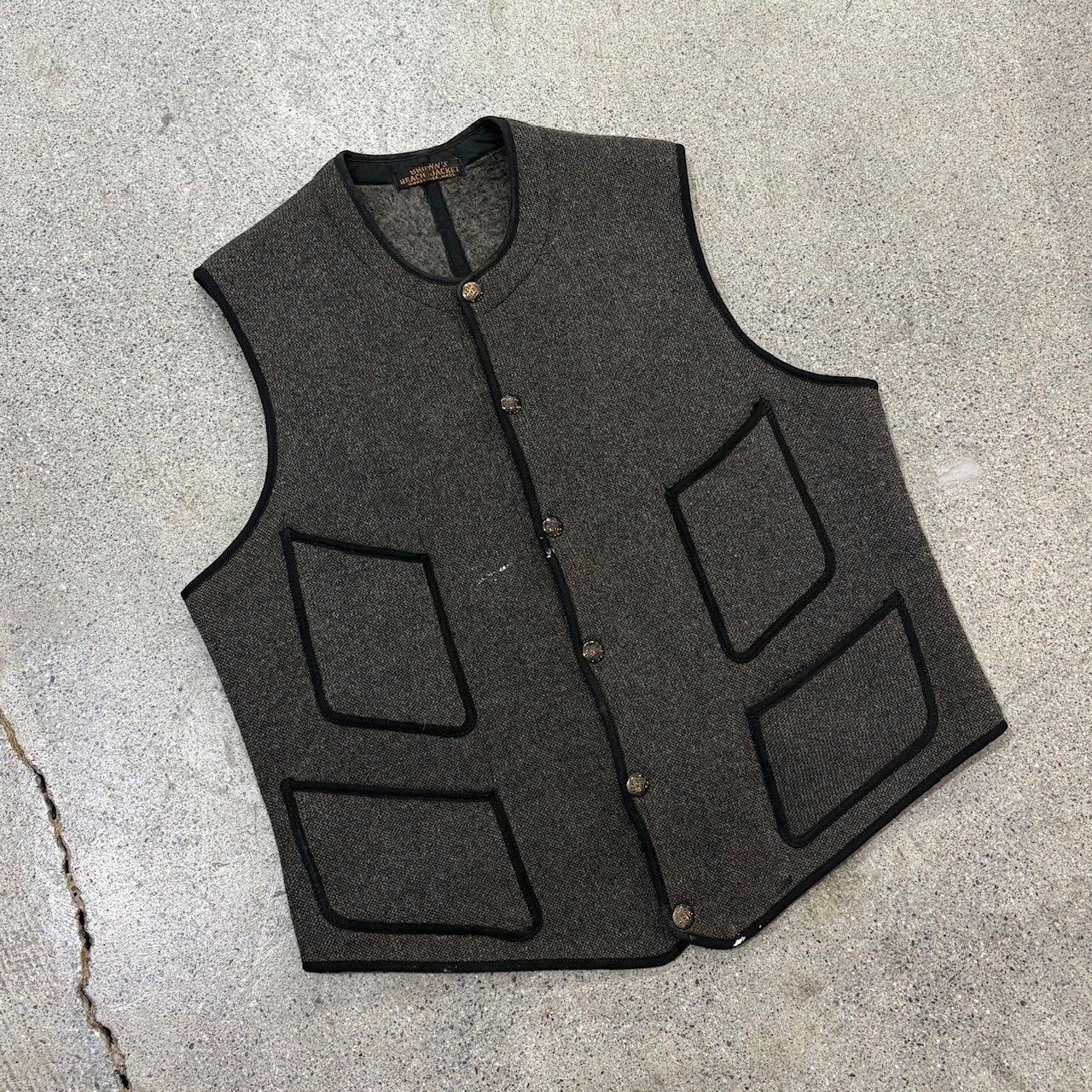 BROWN'S BEACH】〜30s Beach Vest Approx.40 
