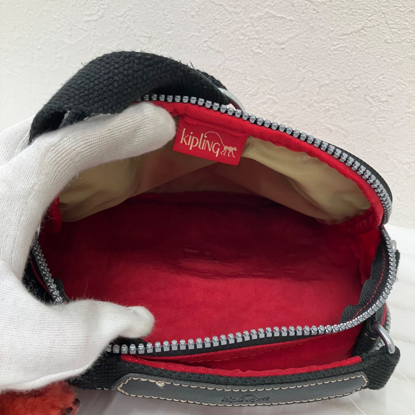 2371 KIPLING キプリング ハンドバッグ 2way ショルダーバッグ レッド 