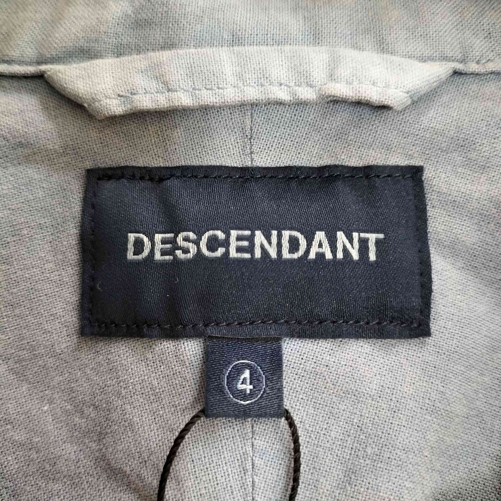 ディセンダント DESCENDANT 25SS S WIND OPEN COLLAR SS SHIRT PIGMENT