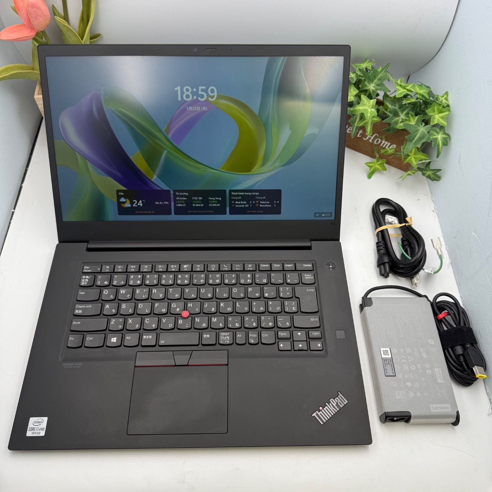 【高性能】Lenovo ThinkPad P1 Gen 3 15.6インチ Ci7/16GB/512GB NVIDIA Quadro T2000 51,000円