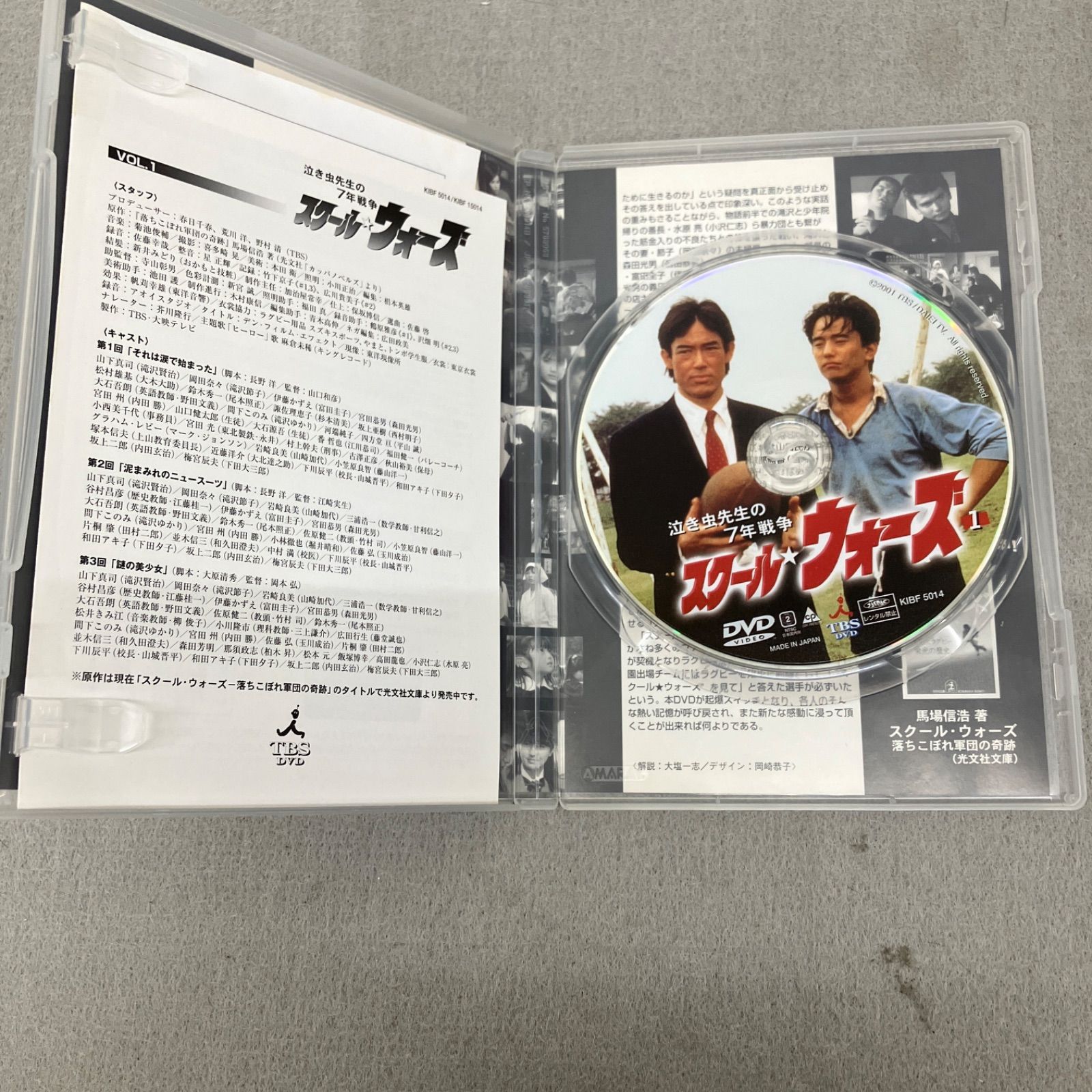 泣き虫先生の7年戦争 スクール ウォーズDVD全9巻セット PB5018 f011 