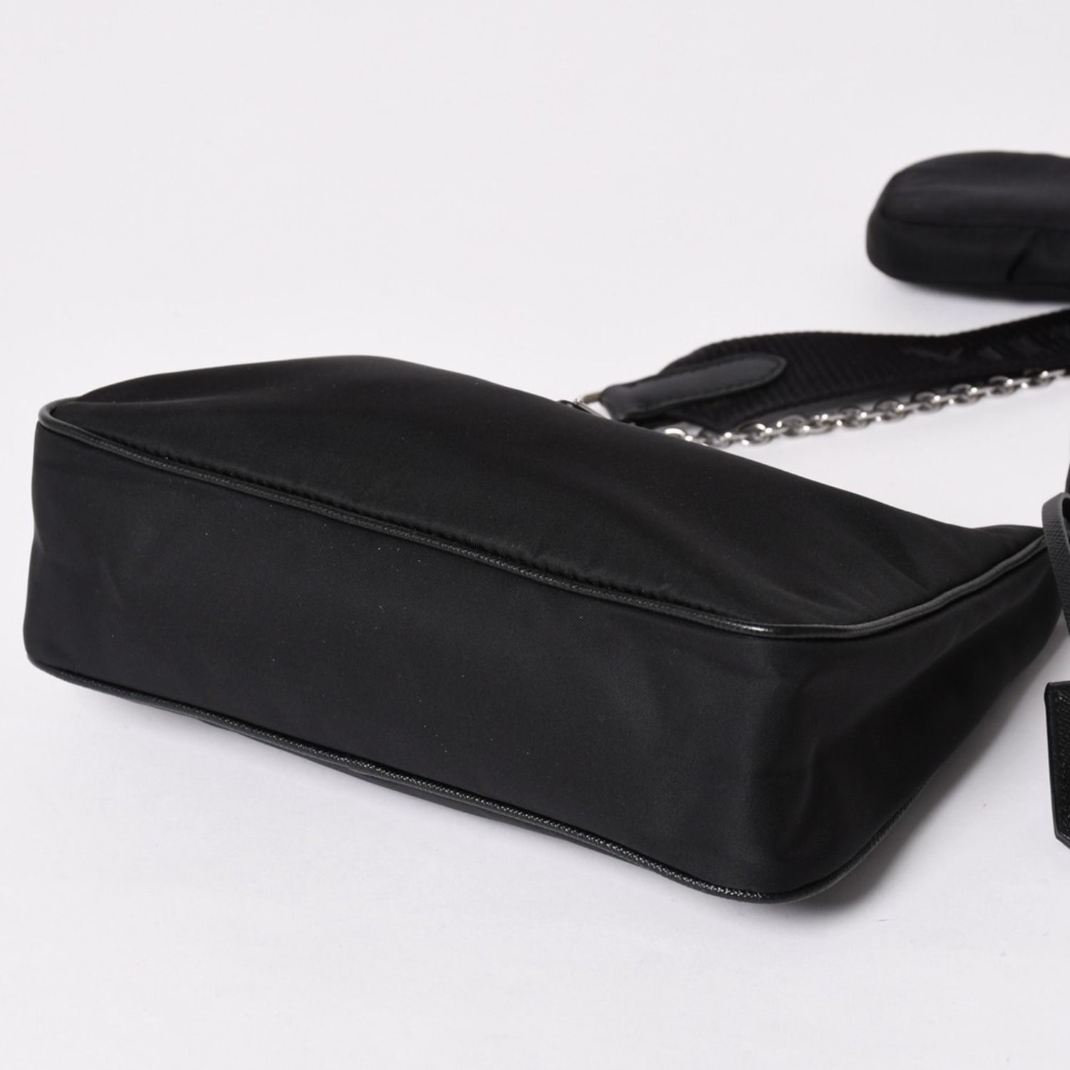 極美品 PRADA プラダ ホーボー ワンショルダーバッグ 1BH204 