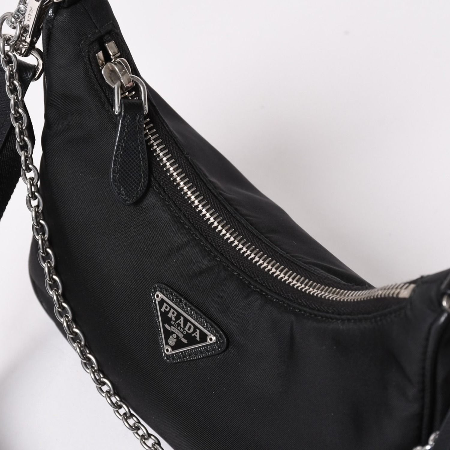 極美品 PRADA プラダ ホーボー ワンショルダーバッグ 1BH204