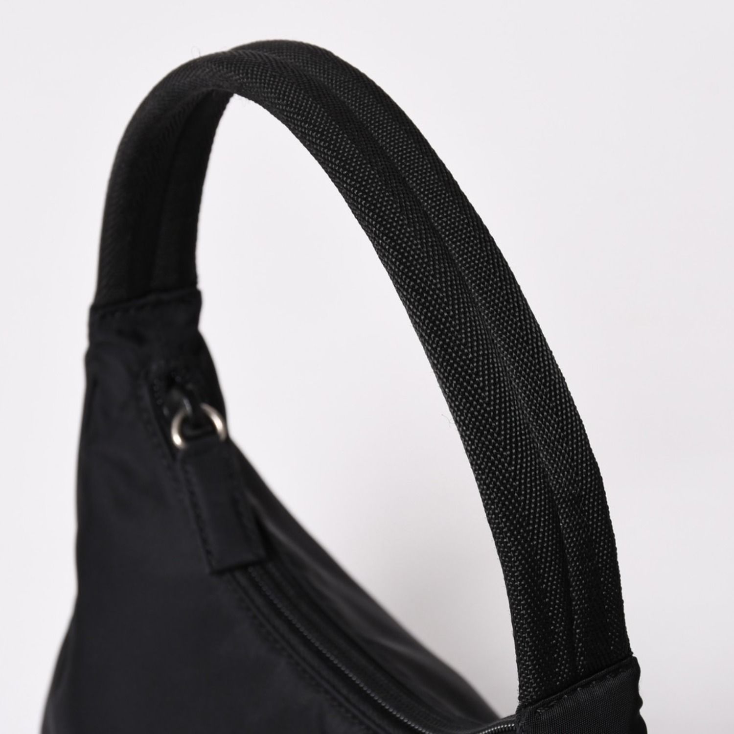 極美品 PRADA プラダ ホーボー ハンドバッグ MV515 トライアングルロゴ
