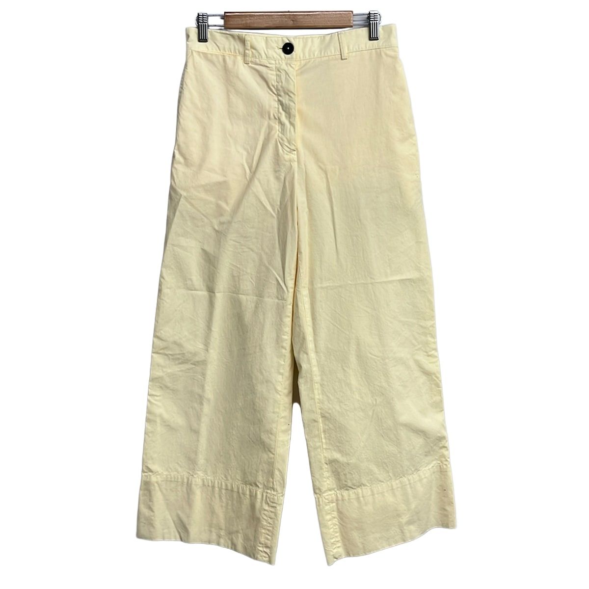 JILSANDER(ジルサンダー) パンツ サイズ34 XS レディース美品 - JPPU310905 ライトイエロー フルレングス/JIL SANDER+