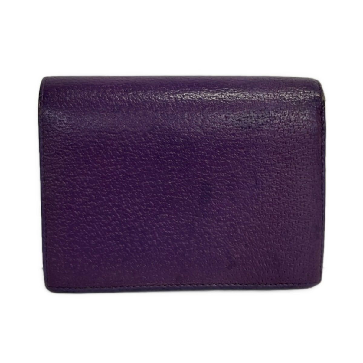 PRADA(プラダ) 2つ折り財布 - 1M0668 パープル レザー - メルカリ