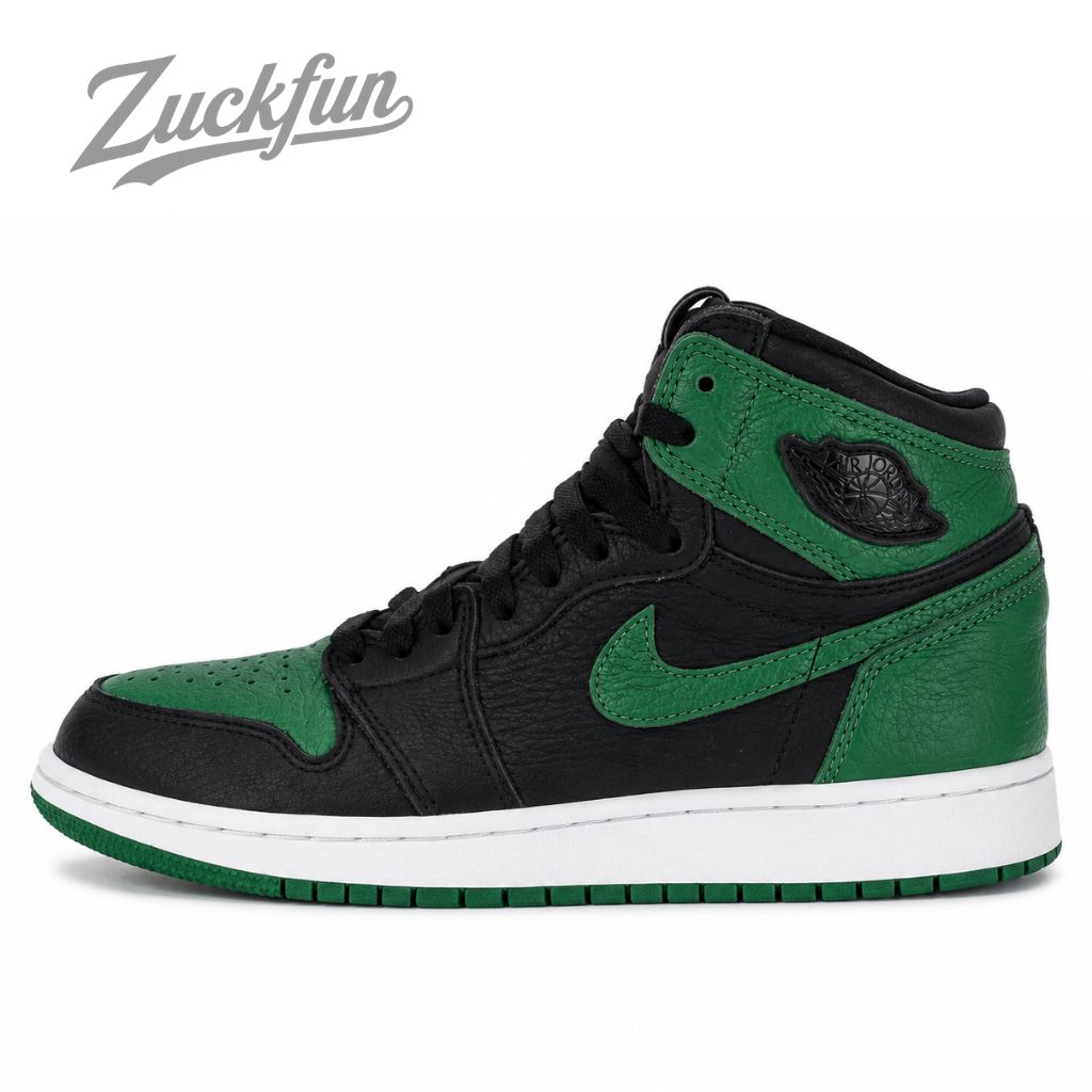 NIKE AIR JORDAN 1 RETRO HIGH OG BLACK PINE GREEN エア ジョーダン 1 レトロ ハイ カット オリジナル ブラック パイン グリーン ブラック 黒 レディース ナイキ スニーカー 24cm U11013