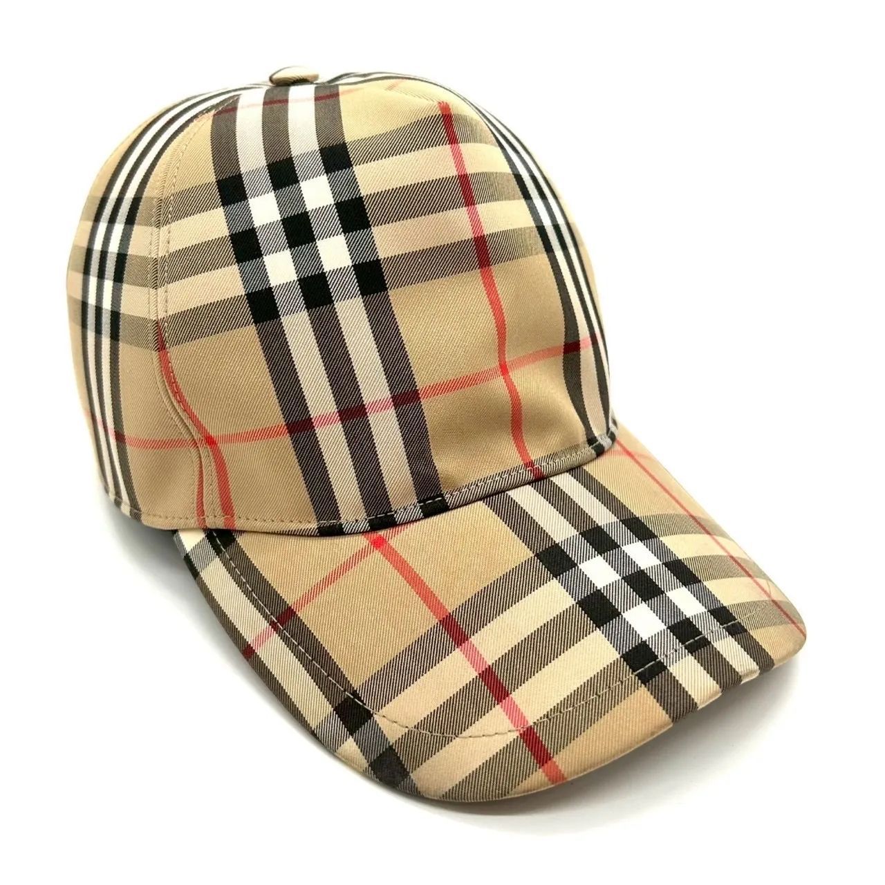 BURBERRY バーバリー ノバチェック ベースボールキャップ L ベージュ 8026929 頭囲59cm メンズ ユニセックス キャップ 帽子 チェック ギフト プレゼント
