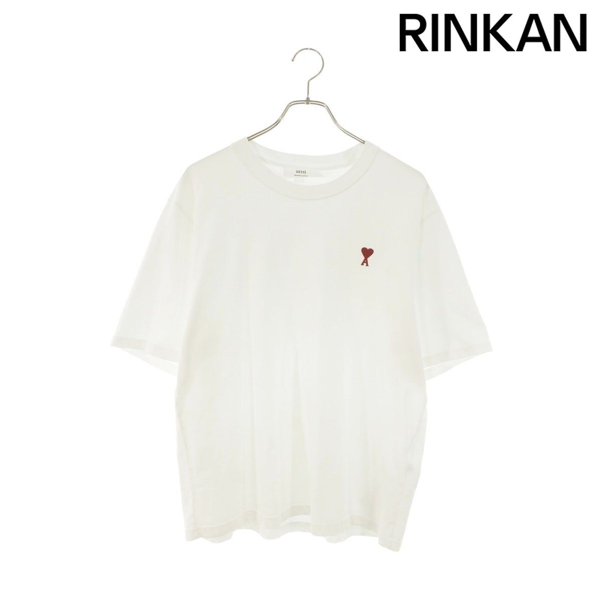 アミアレクサンドルマテュッシ BFUTS005.726 ハートロゴ刺繍Tシャツ メンズ S