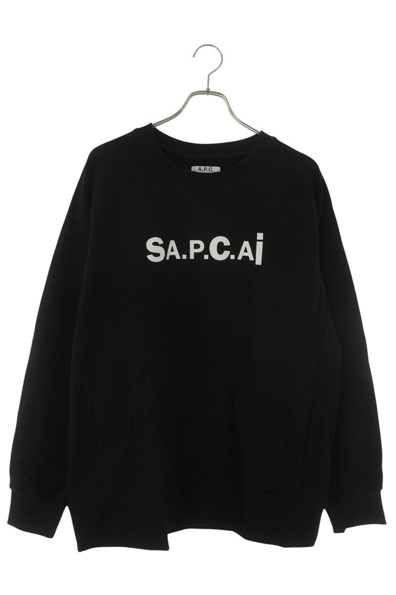 サカイ ×アーペーセー A.P.C. 21SS 21E2-COEON-M27656 ロゴクルー