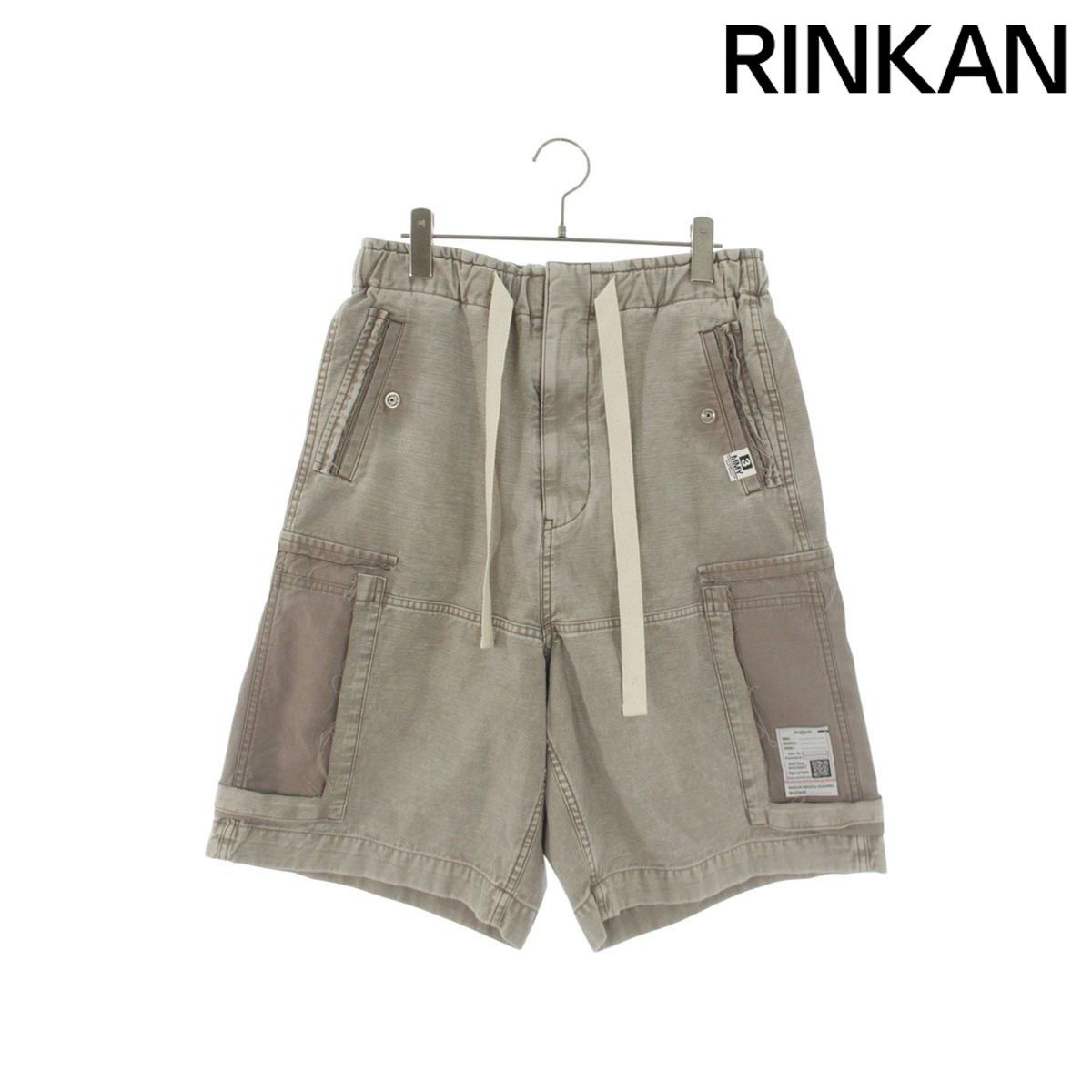 ミハラヤスヒロ 26SS DAMAGED CARGO SHORT PANTS/J16PT173 ダメージカーゴハーフパンツ メンズ 44