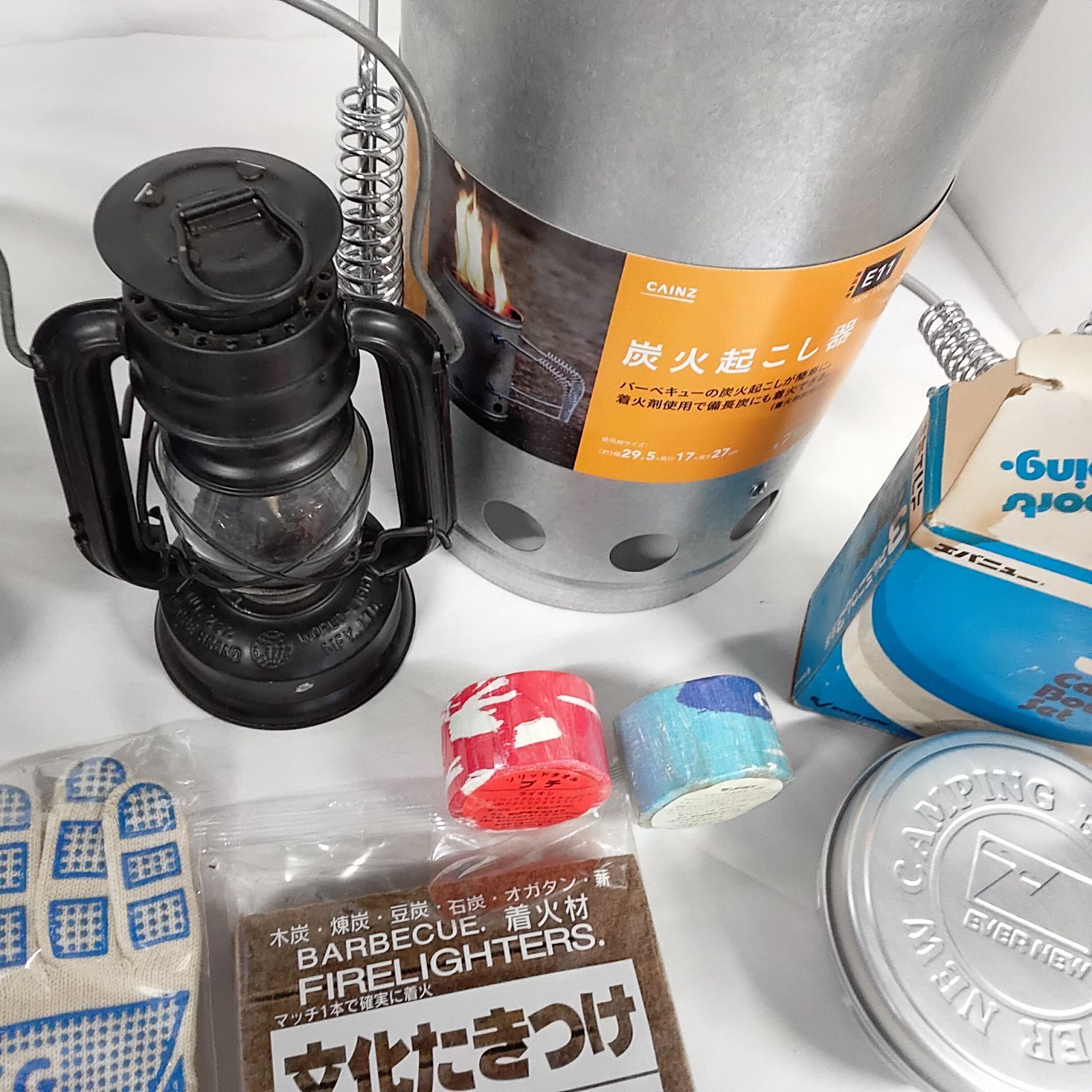 未使用 キャンプ用品 BBQ セット アウトドア 調理器具 防災グッズ
