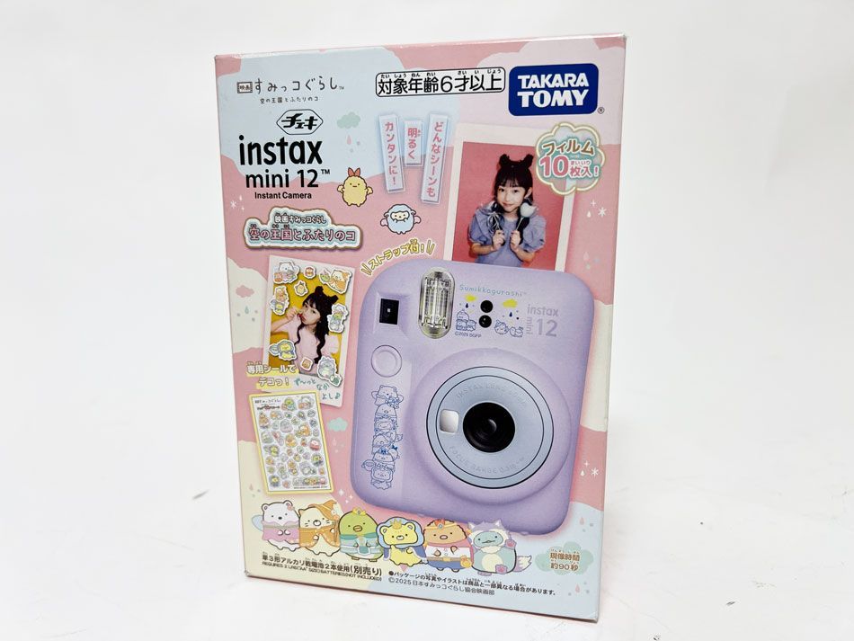 TAKARA TOMY タカラトミー すみっコぐらし チェキ instax mini 12 Instant Camera インスタントカメラ 空の大国とふたりのコ 新品