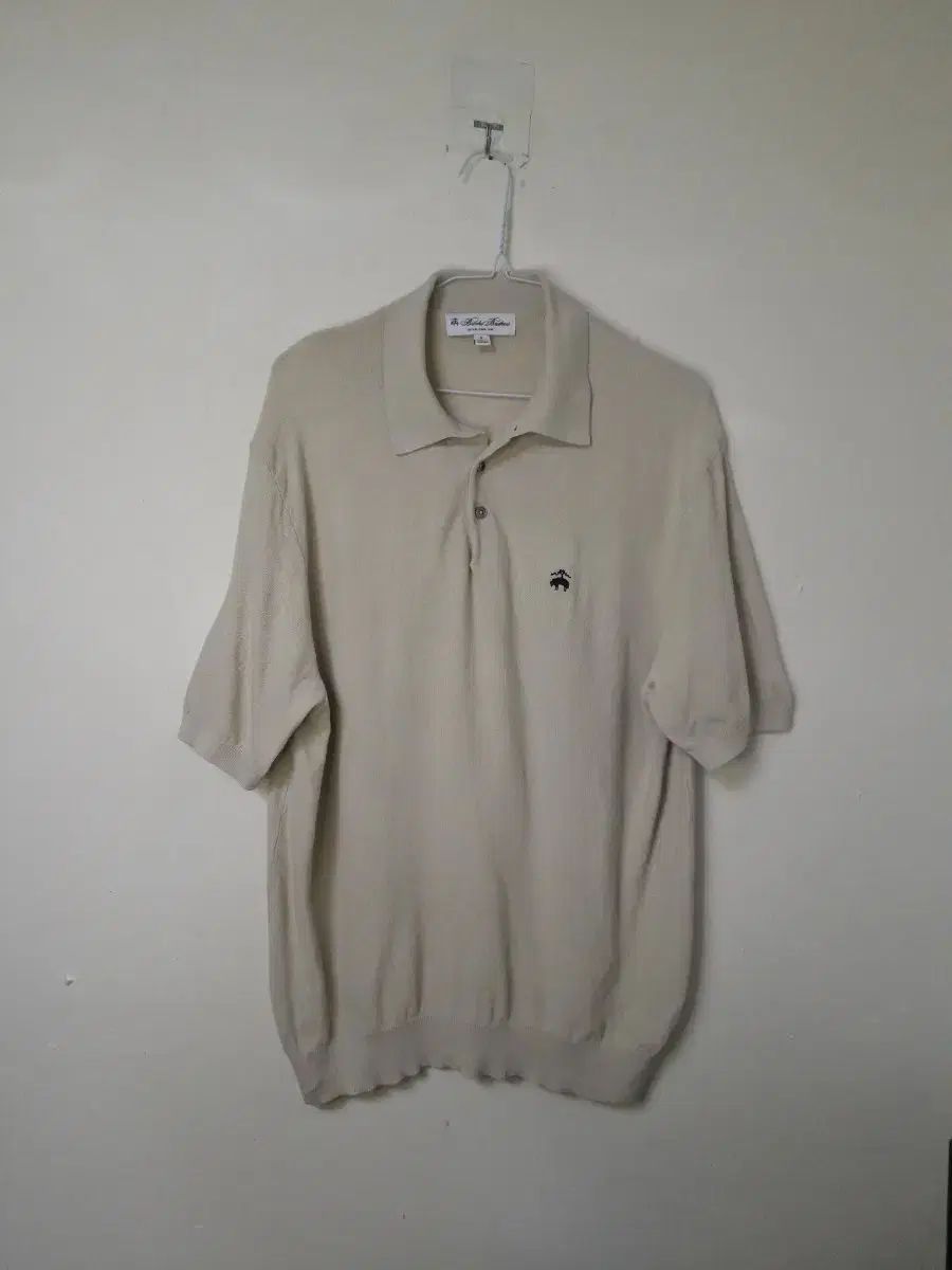 24SS ブルックス・ブラザーズ コットン Tシャツ 半袖 ポロシャツ S/95