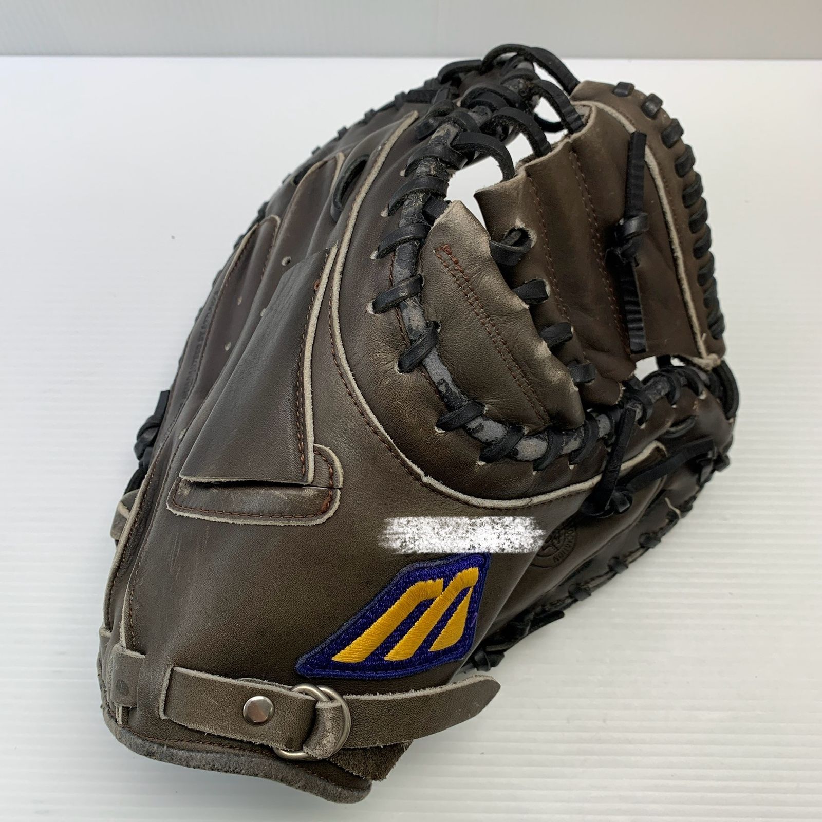 ミズノ MIZUNO ワールドウィン ソフトボール用 大人 一般 キャッチャーミット 捕手 グローブ グラブ 右投げ 中古品 野球 8746