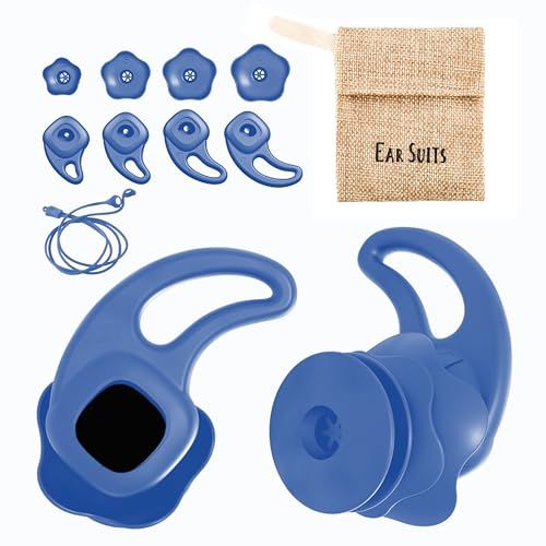 [ EAR SUITS ] イヤースーツ 音が聞こえる耳栓 ウォータースポーツのために開発 サーフィン SUP 水泳 サーファーズイヤー 防止 (ネイビー（紺色）)送料無料 f5e22d2e